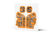 36 Factory Gloss Decals - Orange Lowers
