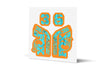 36 Factory Gloss Decals - Orange Lowers