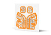 36 Factory Gloss Decals - Orange Lowers
