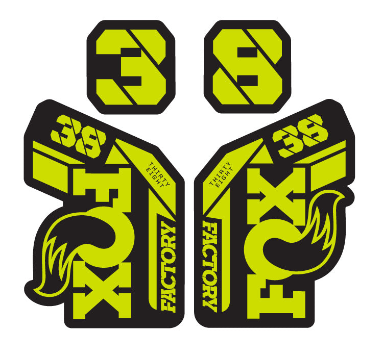 38 Factory Decal Set / Matte Finish
