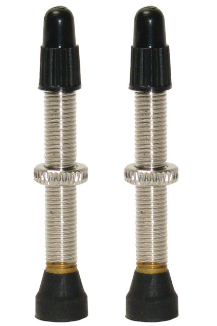 Silver Tubeless Valve Stems 44mm
