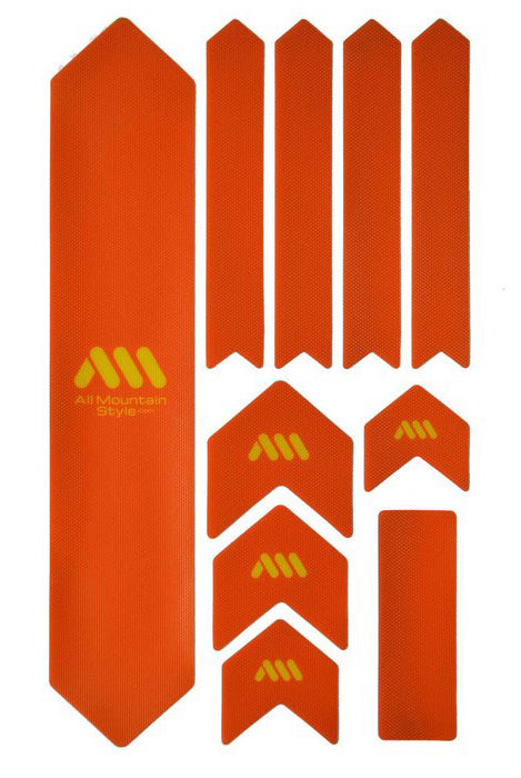 All Mountain Style Honeycomb Frame Guard - XL - Orange