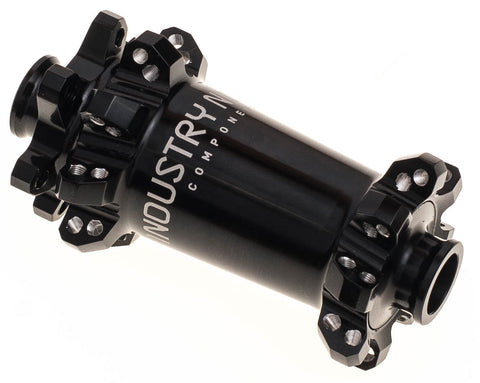Hydra System Straight-Pull 15x100mm 32H Front Hub Black