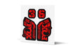 36 Factory Gloss Decals - Black Lowers