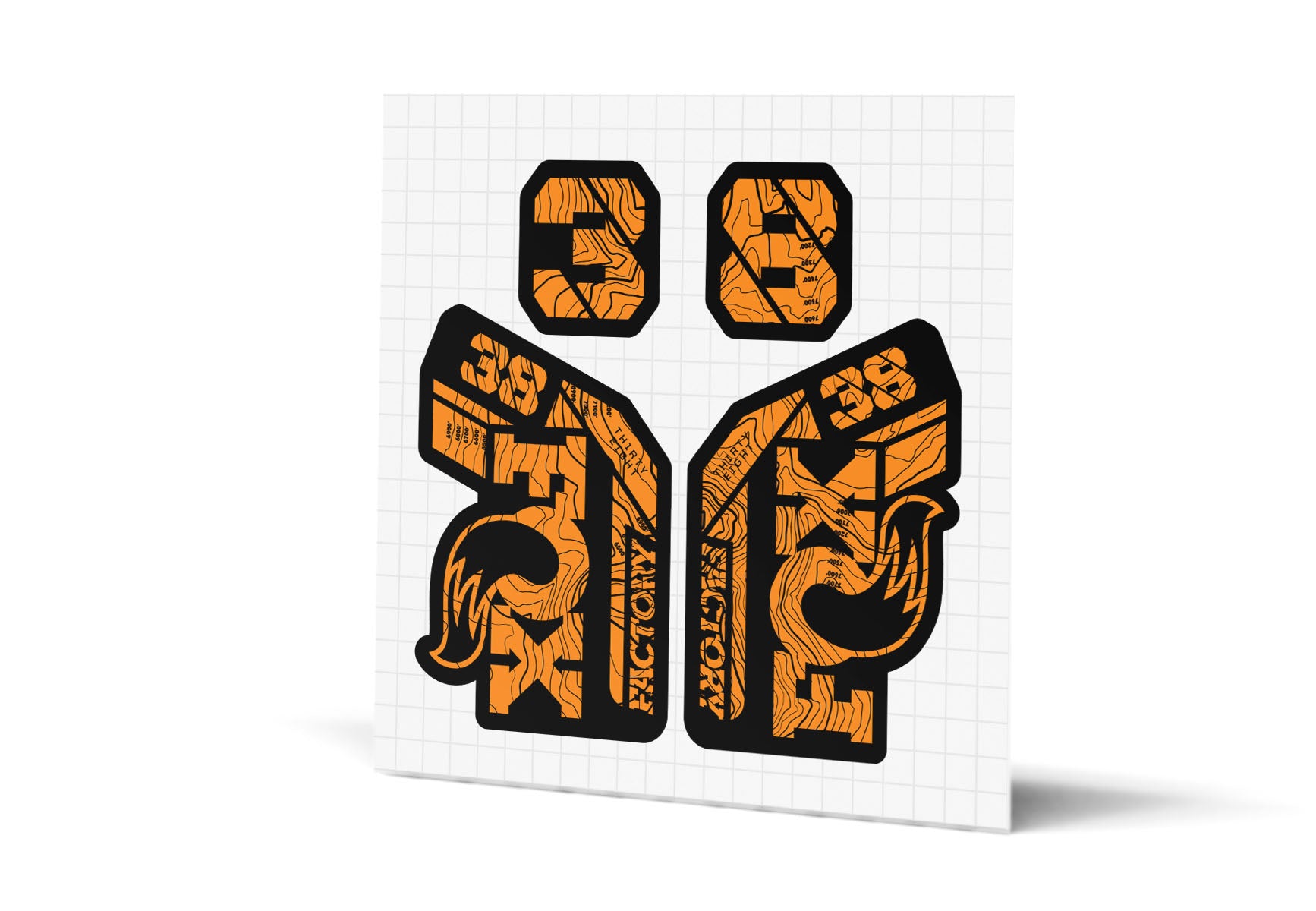 Fox Racing Shox Stickers