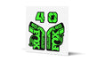 40 Factory Gloss Decals - Black Lowers