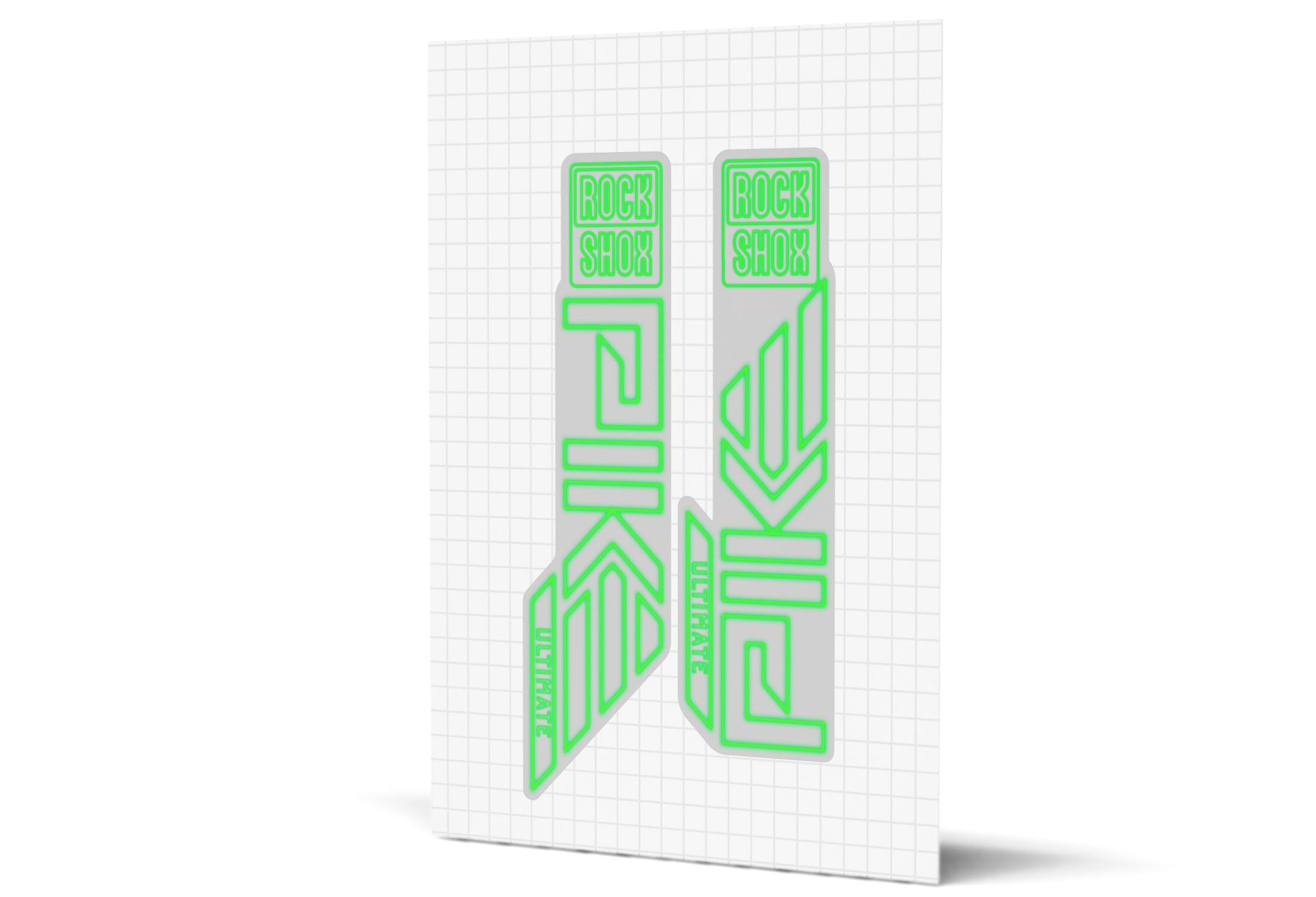 Pike Gloss Decals - Silver Lowers