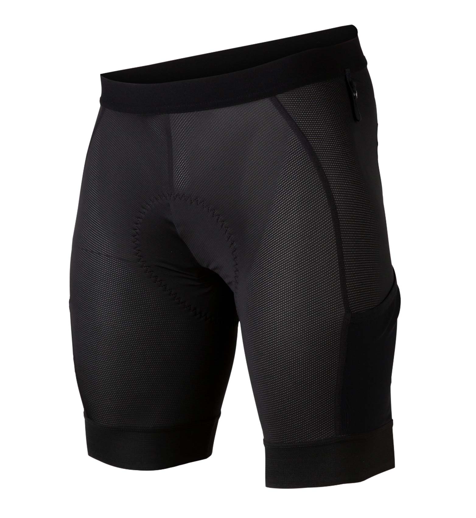 These shorts have a built-in performance liner. The shell is constructed  from a technical ripstop material with four-way stretch. Our ne