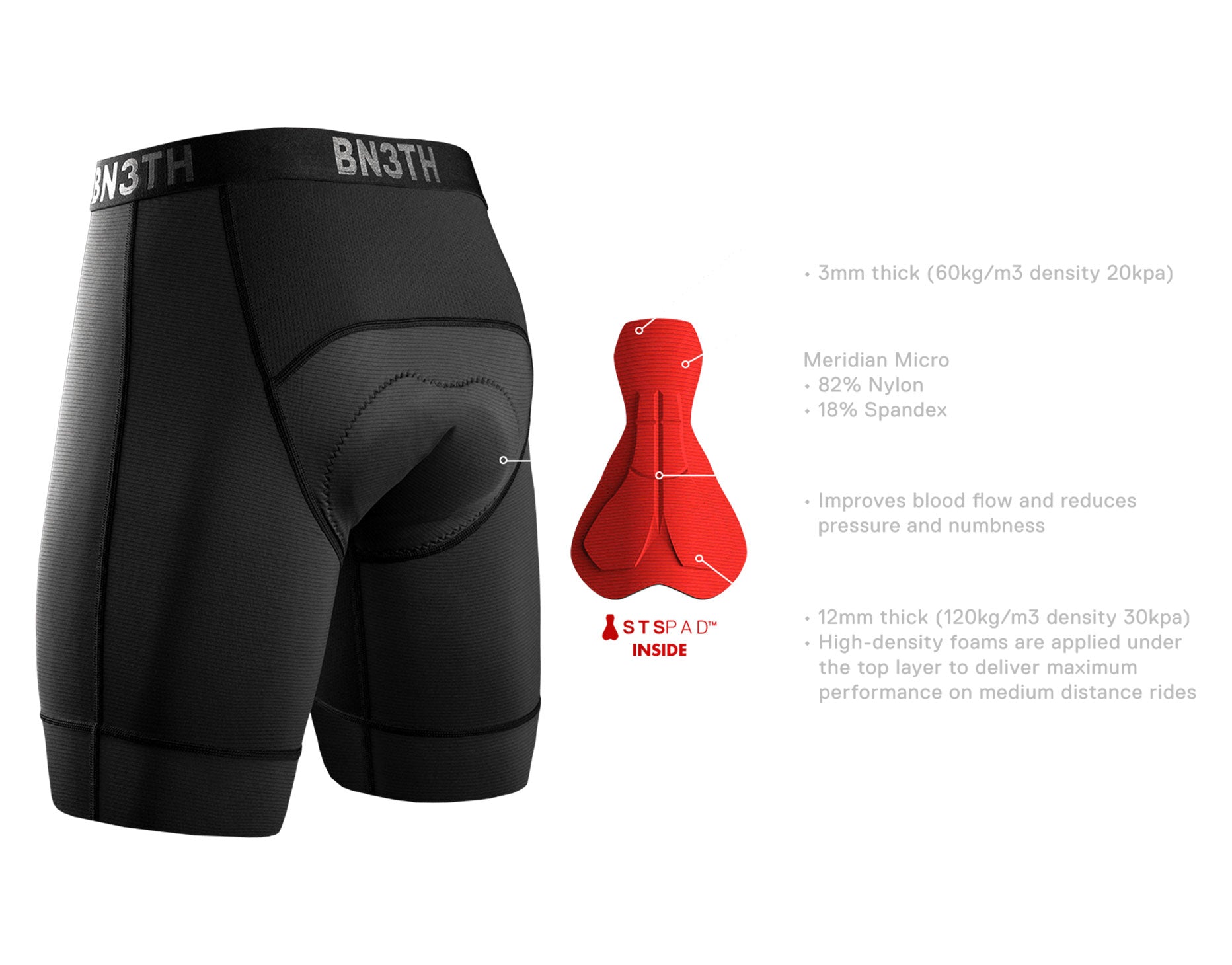 Thick chamois online cycling shorts