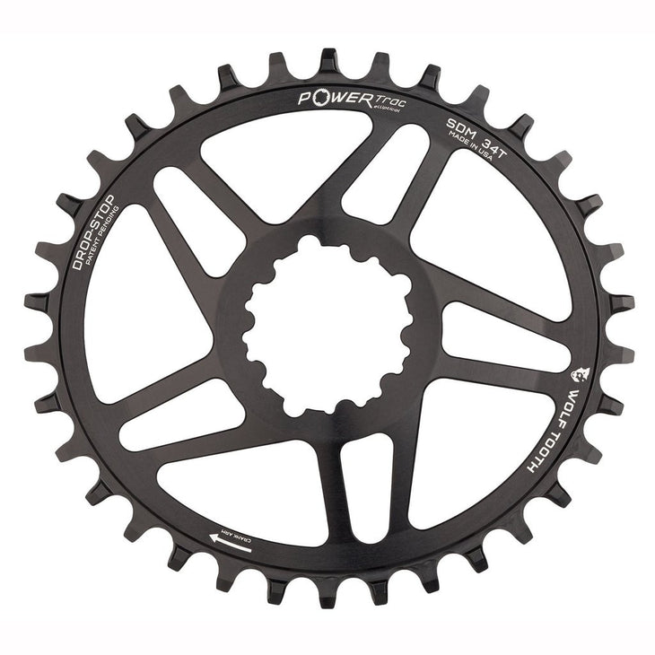 Powertrac Elliptical Boost Chainring for SRAM DM