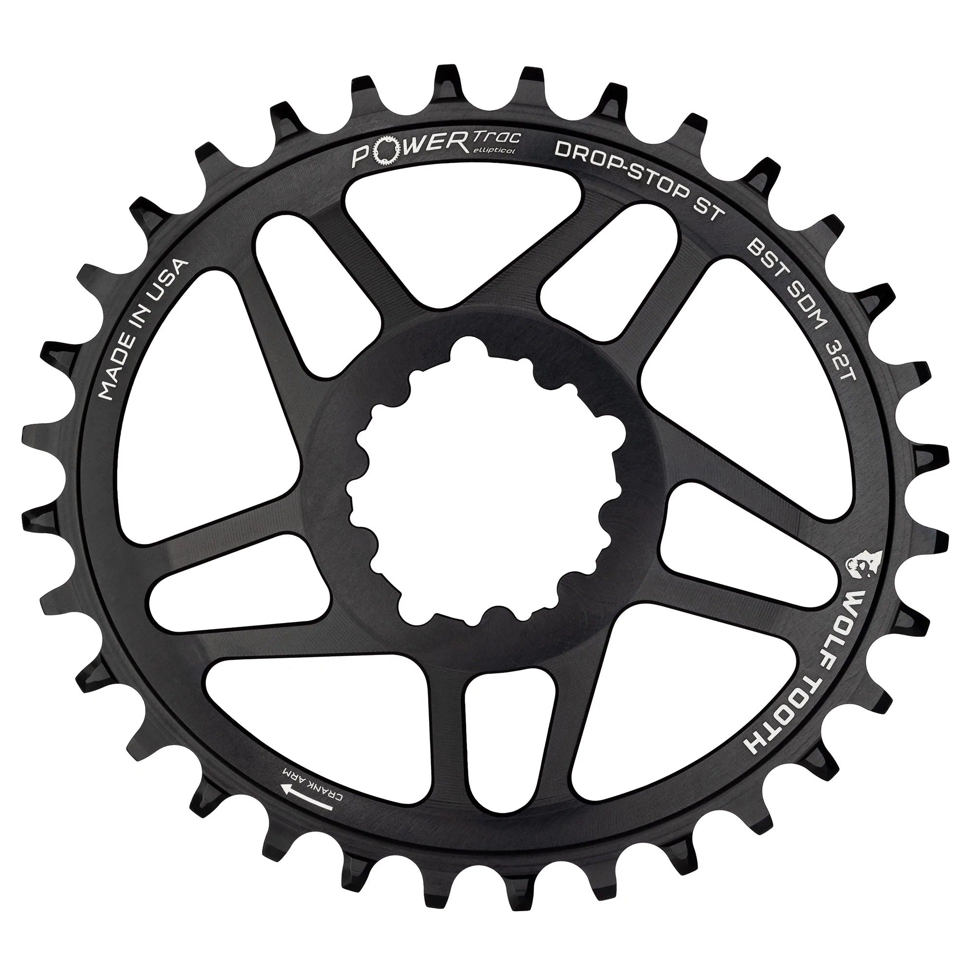 SRAM Direct Mount 32T Dropstop ST Boost Elliptical Chainring