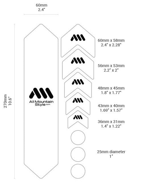 ALL MOUNTAIN STYLE (AMS) XL Frame Guard Frame Protection Kit Camo :: £29.99  :: Cycle Accessories :: Frame & Fork - Protection :: Rush Cycles South  Wales Cycle Shop Specialists