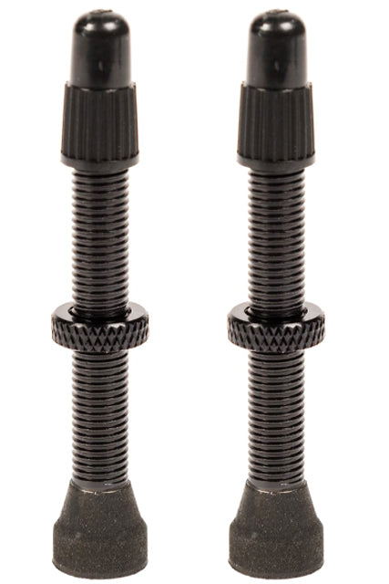 Black Tubeless Valve Stems 44mm