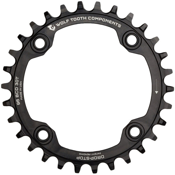 Wolf Tooth Components Drop-Stop Chainring for Shimano 96mm BCD