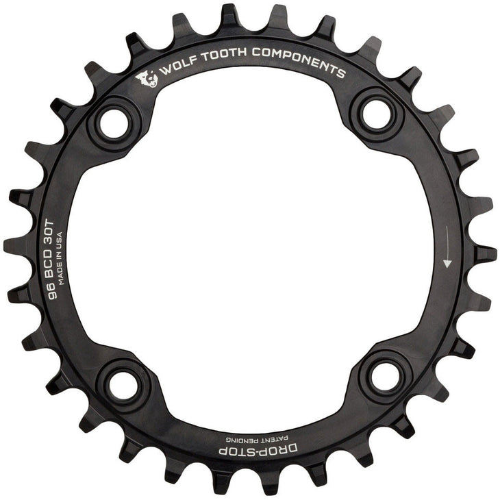 Drop-Stop Chainring for Shimano Symmetrical 96mm BCD Cranksets
