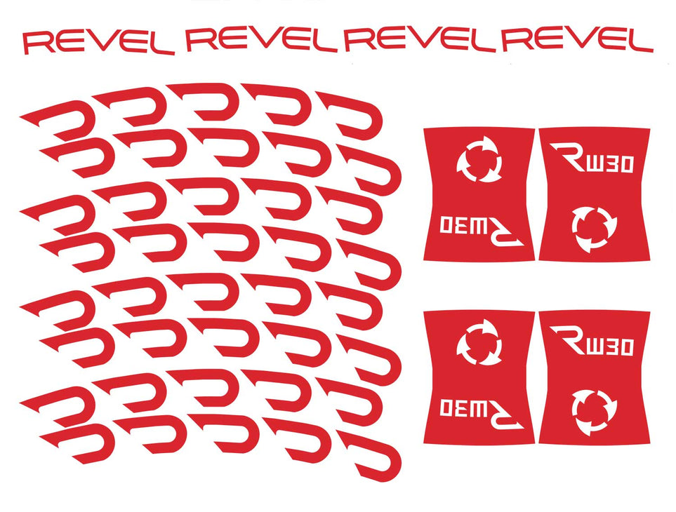 RW30 29" Die Cut Decal Kit - Gloss Finish