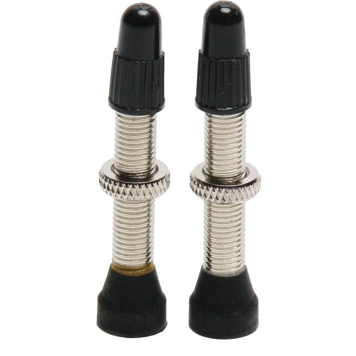 Silver Tubeless Valve Stems 35mm